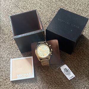 Michael Kors Gold Chronograph Watch